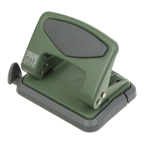 Діркопробивач металевий (до 25 арк.)MORANDI STYLE. зелений, BM.4042-04 BUROMAX